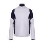KJUS Pro 3L 3.0 Mens Waterproof Golf Jacket Alloy/Atlanta Blue transparent